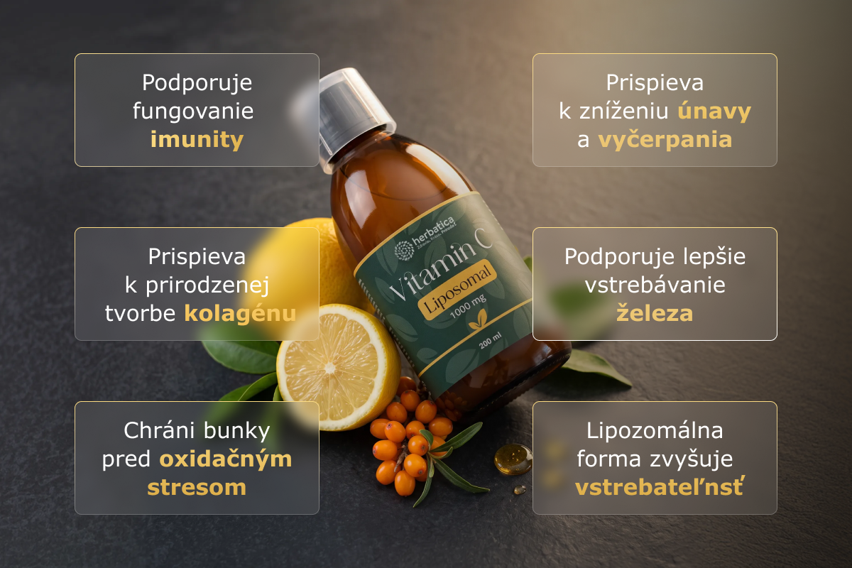 Lipozomálny Vitamín C 1000 mg - 200 ml - Herbatica